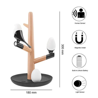Egg Night Light USB shown as soft ambient home lighting