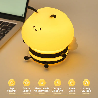 Bumblebee Silicone Warm Nightlight