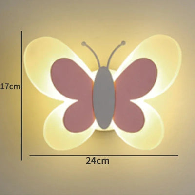 Butterfly Nordic Children Wall Light variant product view