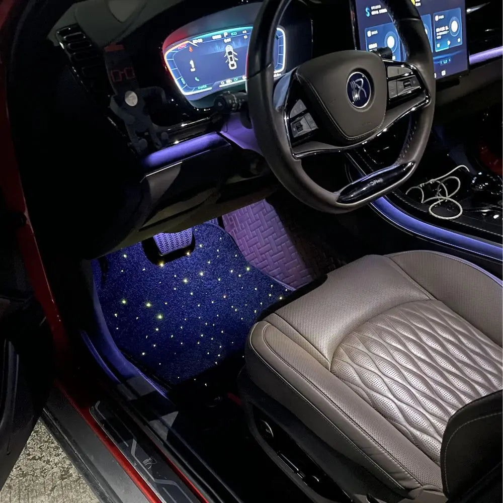 Galaxy Glow LED Car Floor Mats