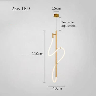 Chandelier Dimmable Long Wall Light variant product view