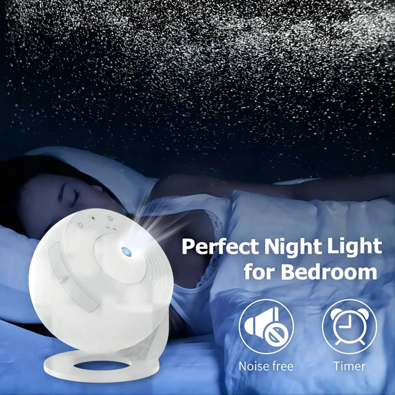 Galaxy Star Projector Night Light – 12-in-1 Planetarium Projector