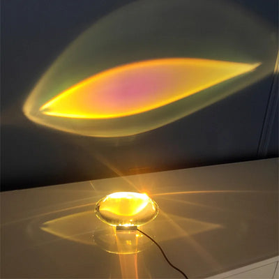 Egg Crystal Projector Night Light USB close-up product view, in USB Connect 1