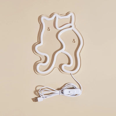Cat Neon Sign Neon Wall Light Touch Control USB alternate product view