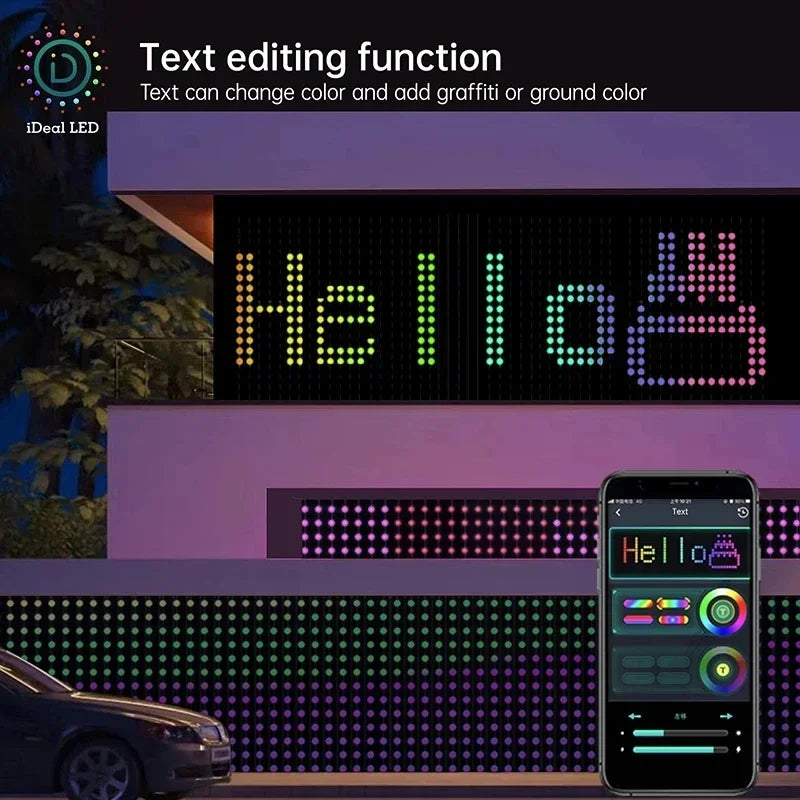 Curtain App Control String Lights Dimmable USB design detail view
