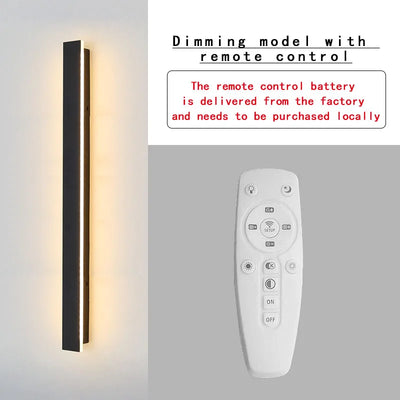 Sleek Waterproof White LED Wall Light