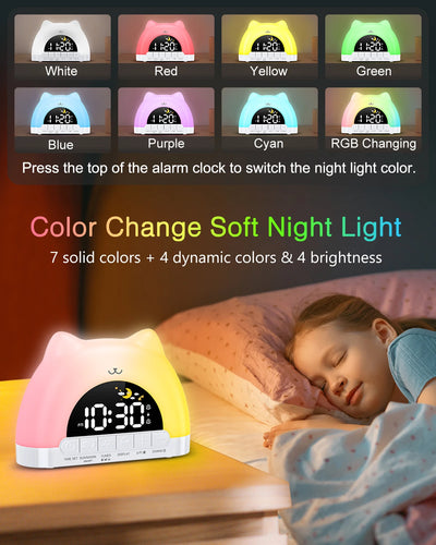 Oria Kids Alarm Alarm Clock Lamp alternate product view