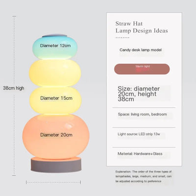 Candy Lamp – Playful Glass Floor & Table Lamp