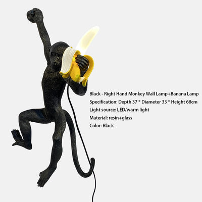 Banana Wall Light close-up product view