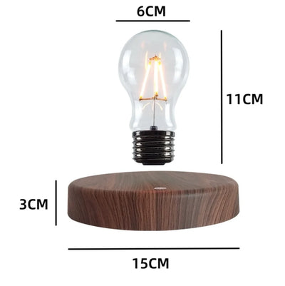 Magnetic Levitation Floating Lamp design detail view