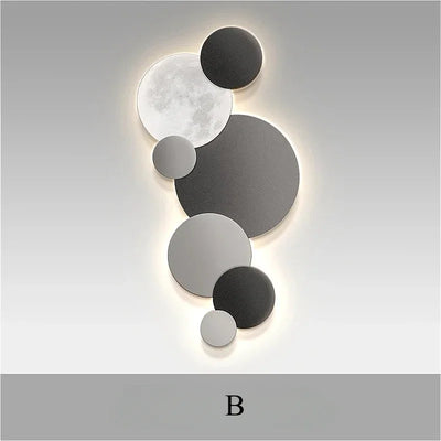 Crystal Cube Moon moon wall light for wall accent lighting