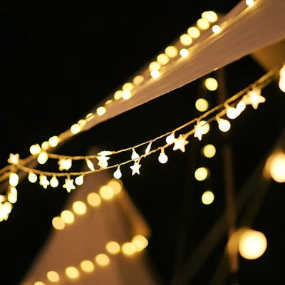Globe LED String Lights – Battery-Operated Outdoor Fairy Lights (10–80 LEDs)