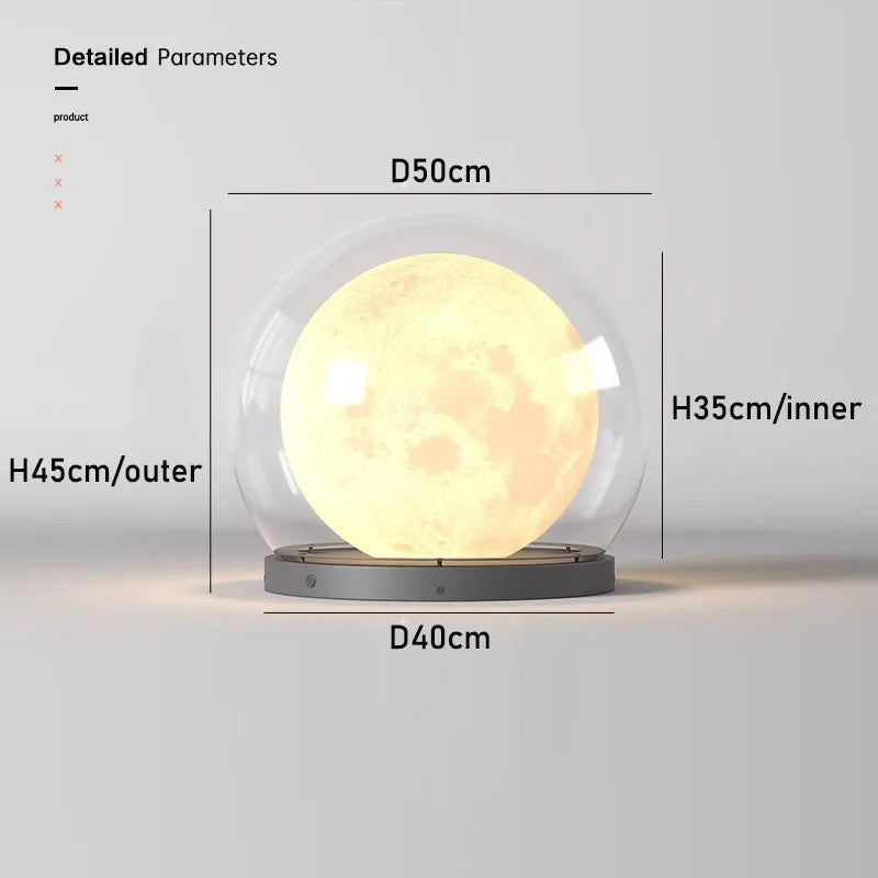 Moonrise Pillar LED Garden Light – Outdoor Waterproof Round Landscape Fixture