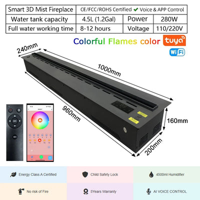 Wood LED Candle Light Color-Changing close-up product view