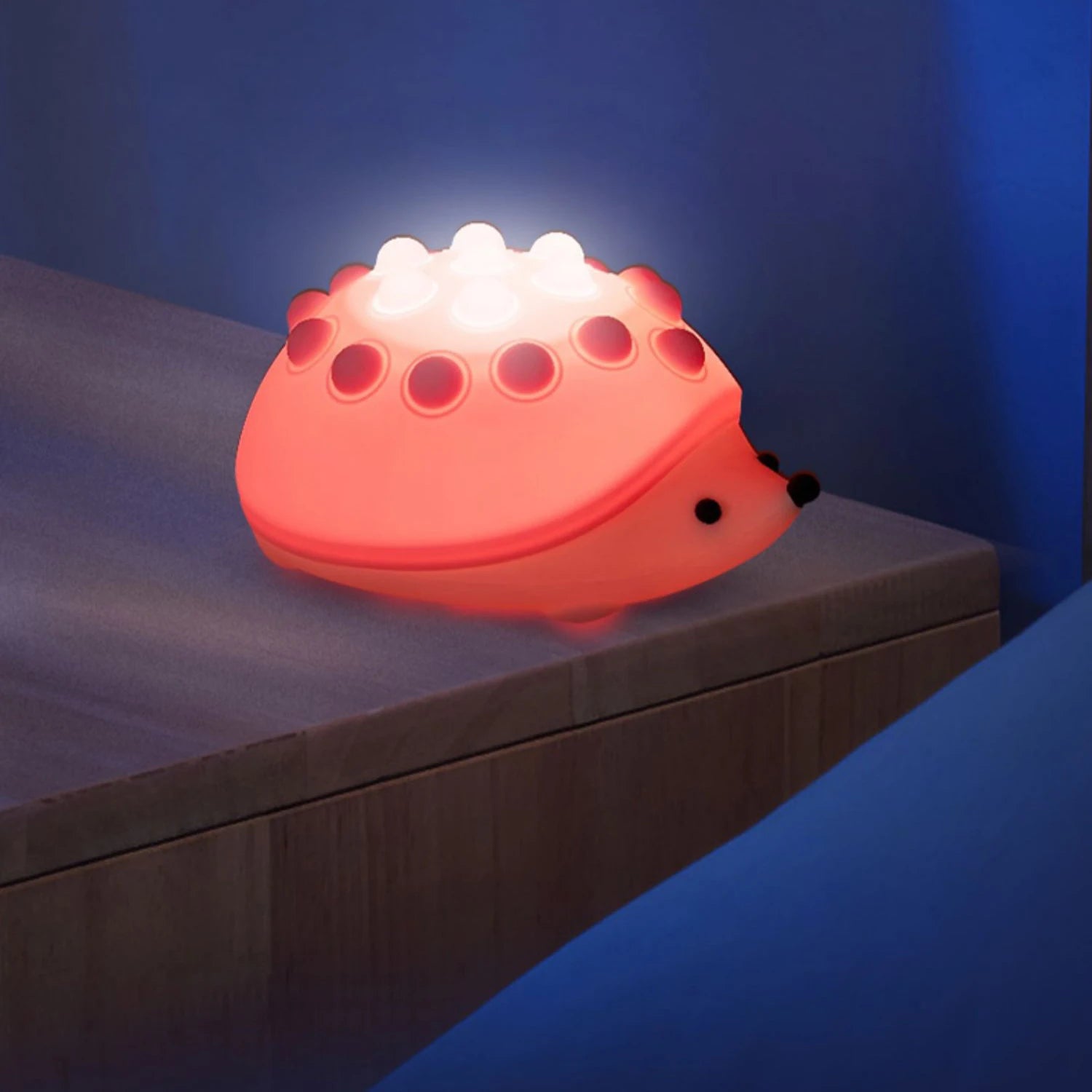 Bubble Hedgehog Silicone Night Light