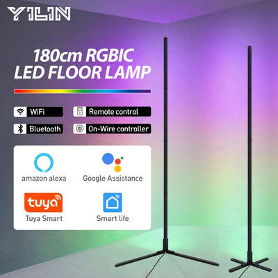 Tuya Rgbic Floor Floor Lamp USB Color-Changing close-up product view
