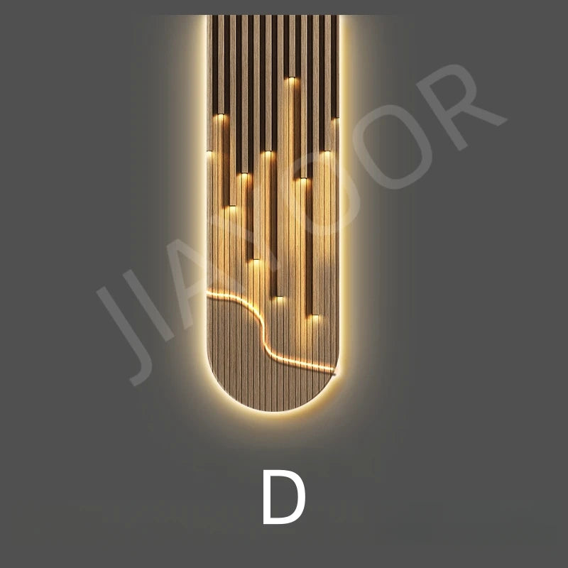 Abstract Mural Luxury Wall Light Dimmable close-up product view