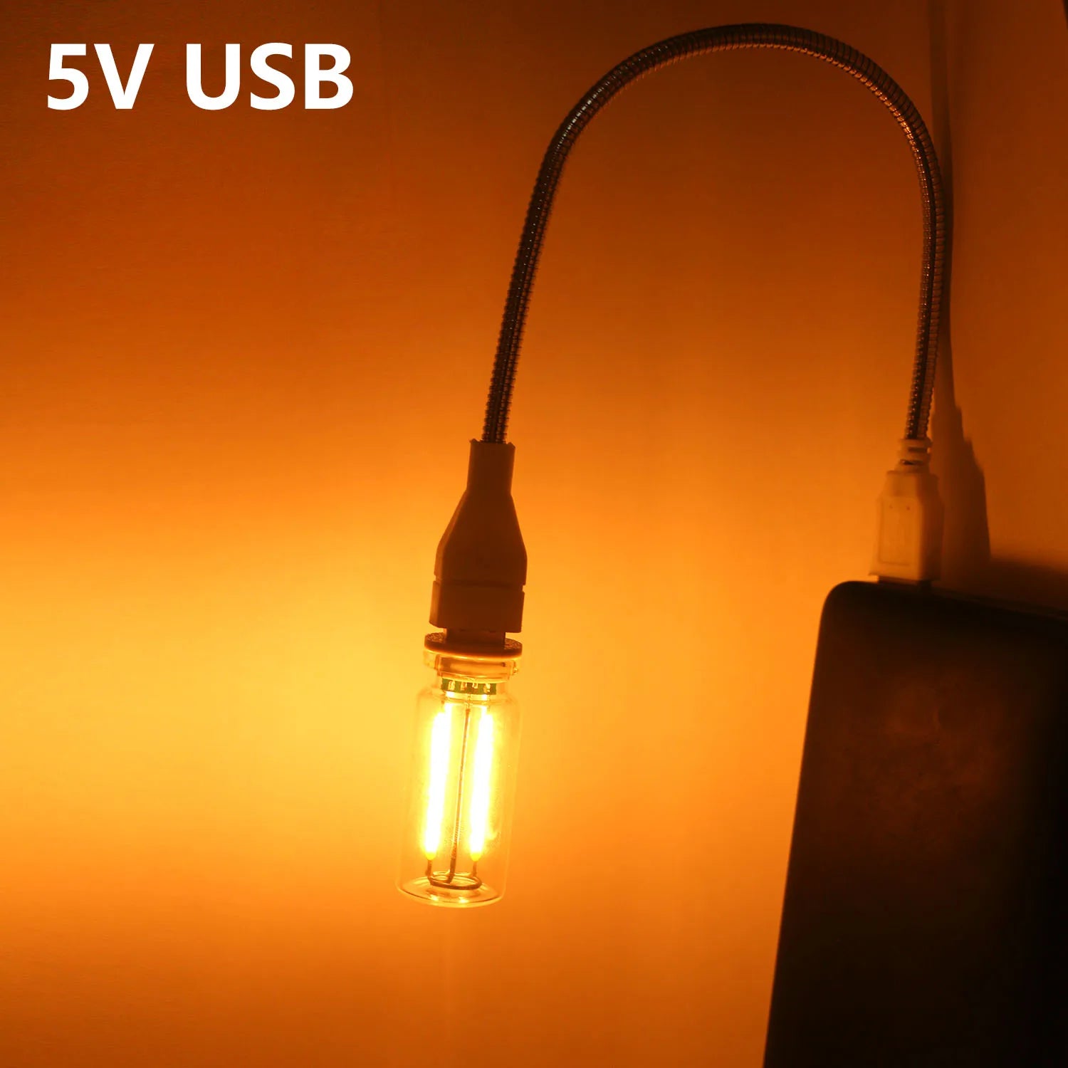 Retro Edison Dimmer Bedside Table Lamp Dimmable USB for soft bedroom ambience