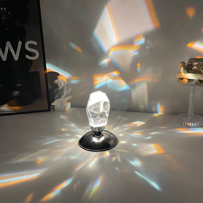 Stone Crystal Lamp Color-Changing Remote Control close-up product view, in 3 Colors or 16 Colors Remote