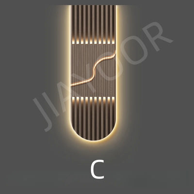 Abstract Mural Luxury Wall Light Dimmable lifestyle product view