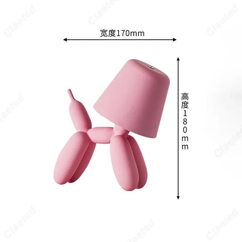 Sculptural LED Ambient Desk Light – USB Rechargeable Decorative Bedside Lamp