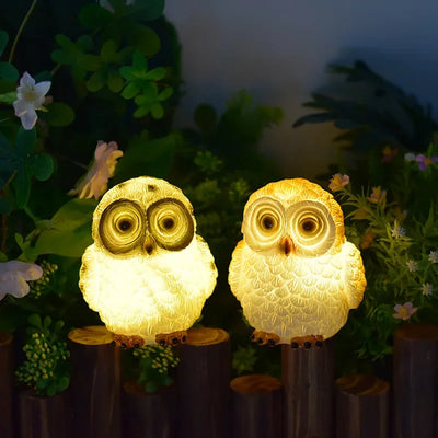 Solar Owl Garden Stake Night Light – Outdoor Waterproof Decorative LED