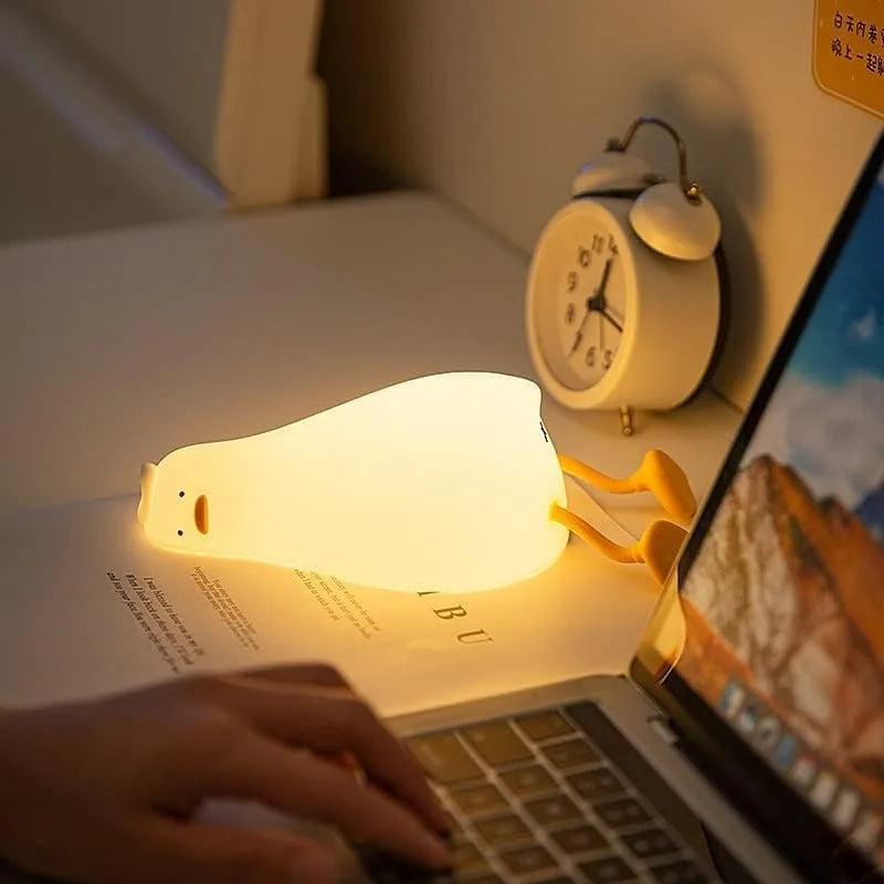 Cozy Duck Silicone Night Light