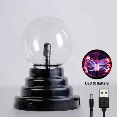 Magic Crystal Plasma Ball Lamp – LED Novelty Night Light in 3–8 Inch Sizes