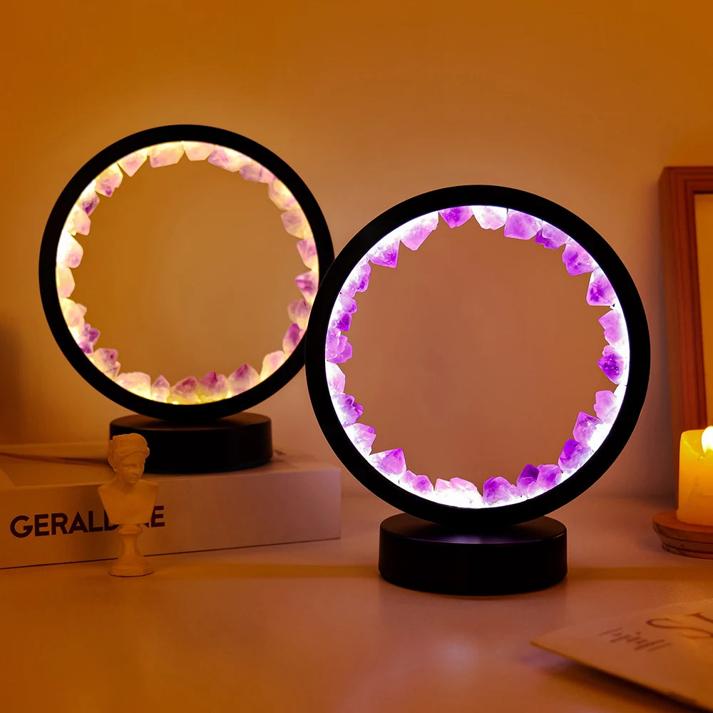 Crystal Cube Novelty Animal stone crystal lamp for cozy home ambience
