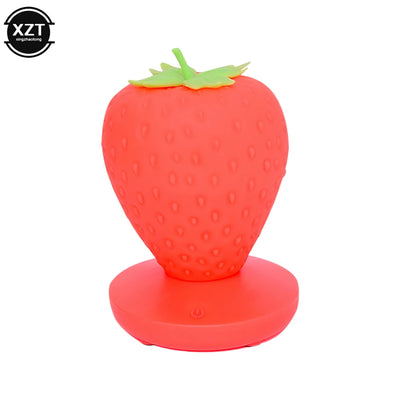 Strawberry Children Sleep Bedside Table Lamp USB Battery lifestyle product view