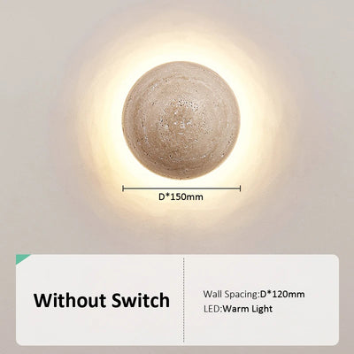 Novelty Animal Dimmable stone wall light for soft bedroom ambience