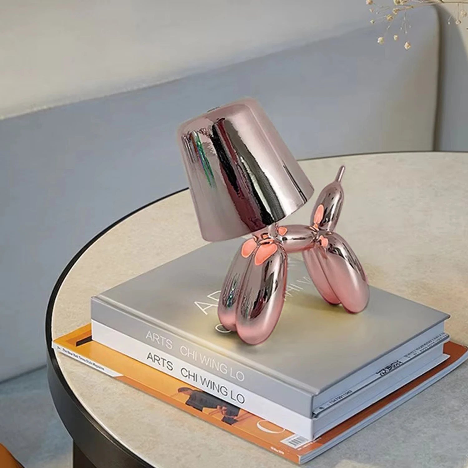 Quality Puppy Tri Bedside Table Lamp Rechargeable USB decorative lighting detail