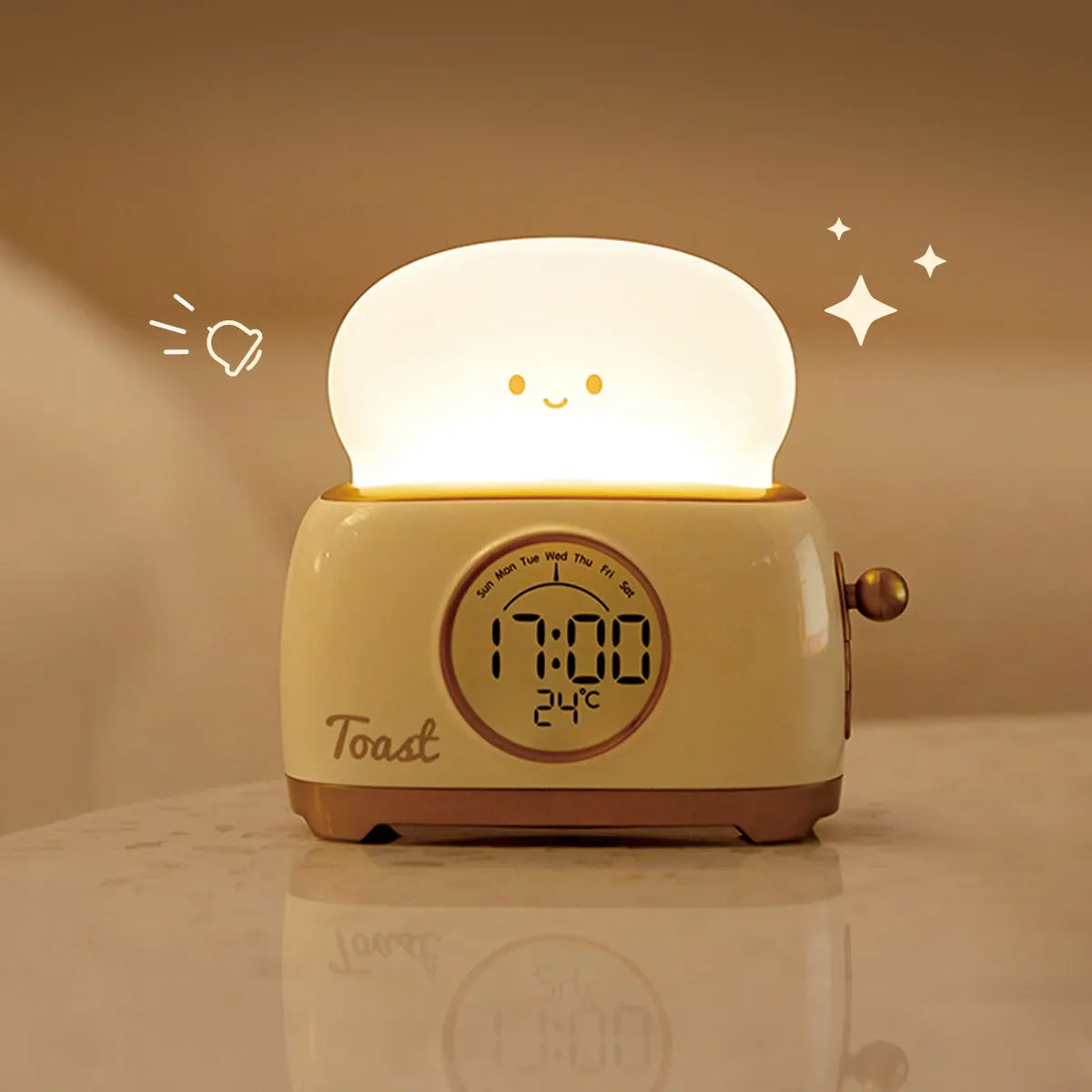 Lights Alarm Clock Alarm Clock Lamp Dimmable USB alternate product view