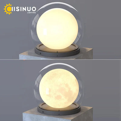 Moonrise Pillar LED Garden Light – Outdoor Waterproof Round Landscape Fixture