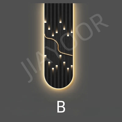Abstract Mural Luxury Wall Light Dimmable variant product view