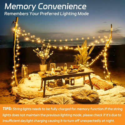 Solar Copper Wire Fairy String Lights – Outdoor Waterproof Garden Garland