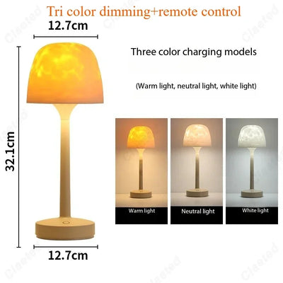 Footed Water Ripple Desk Lamp lifestyle product view