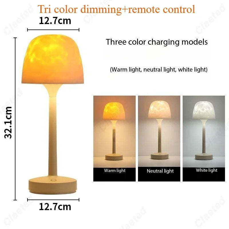 Footed Water Ripple Desk Lamp lifestyle product view