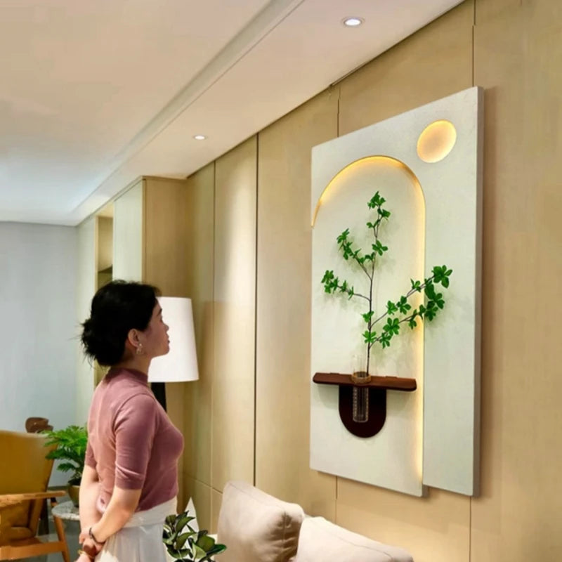 Vase 3D Floral Wall Light Dimmable design detail view