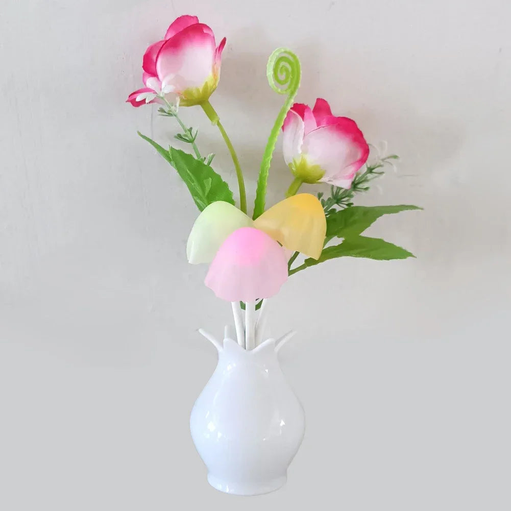 Mushroom Flower Bouquet Plug-In Nightlight