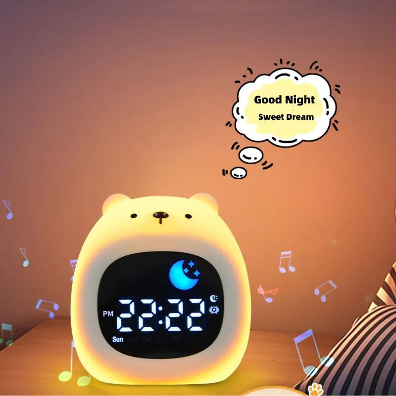 Puppy Sleep Training Alarm Clock for Kids – Night Light Toddler Wake-Up Light