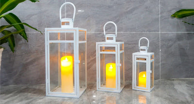 Lantern Candle Decorative Lantern design detail view