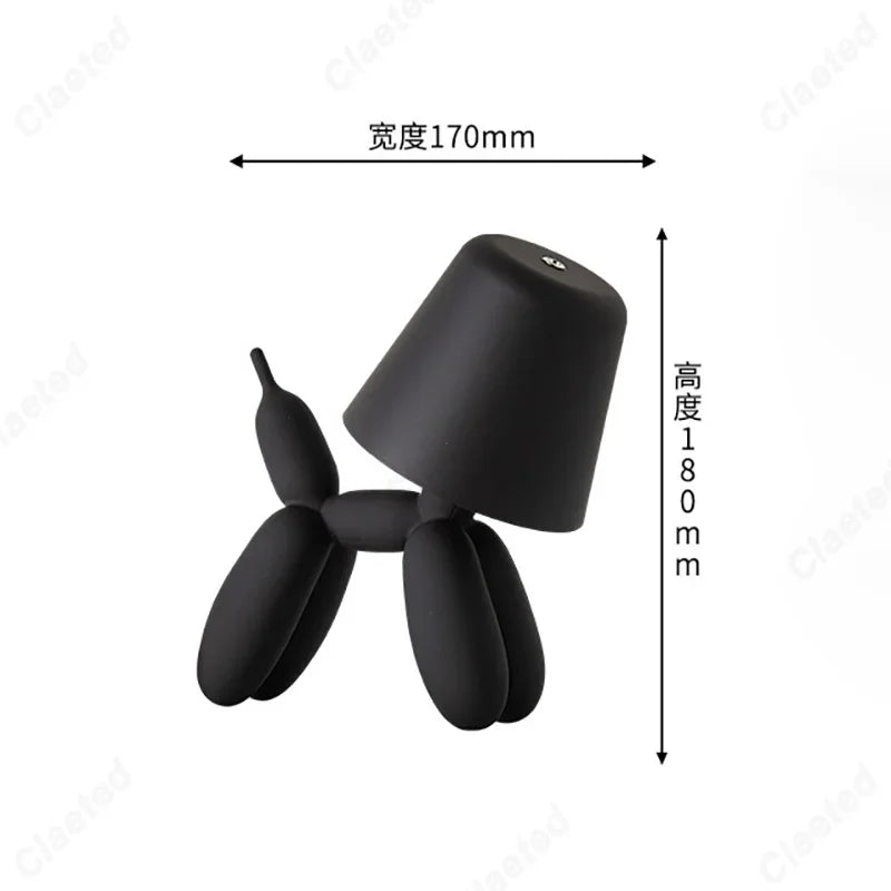 Sculptural LED Ambient Desk Light – USB Rechargeable Decorative Bedside Lamp