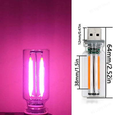 Retro Edison Dimmer Bedside Table Lamp Dimmable USB decorative lighting detail