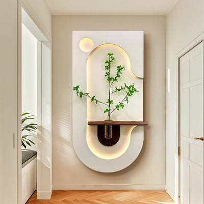 Vase 3D Floral Wall Light Dimmable for wall accent lighting