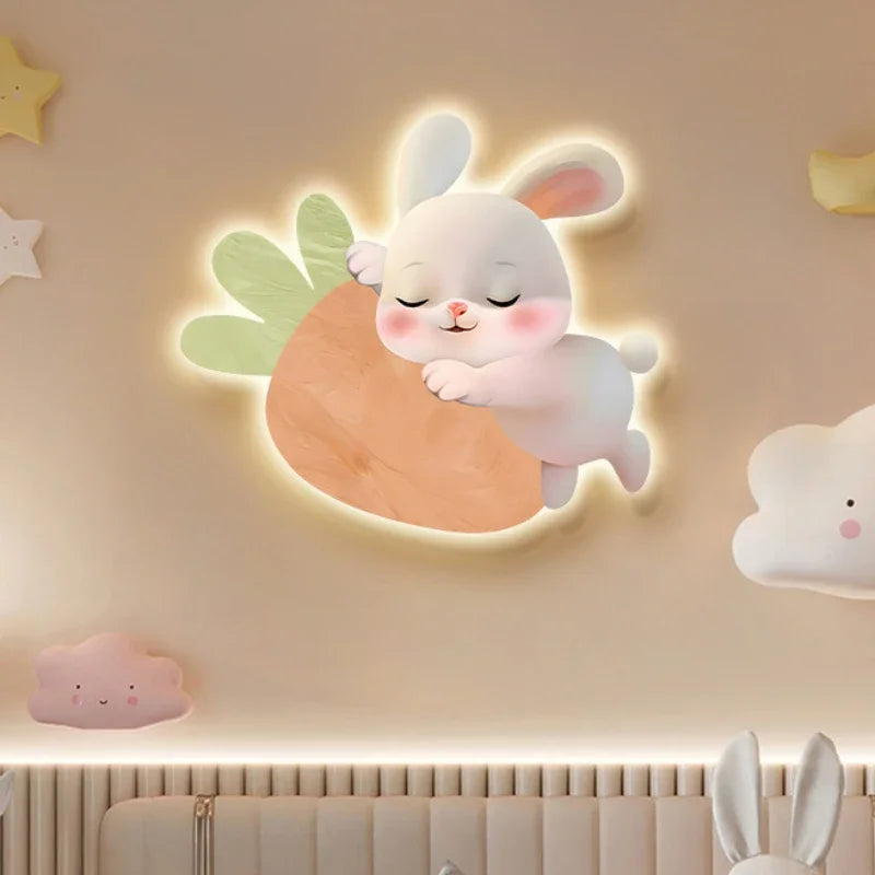 Rabbit Wall Light close-up product view