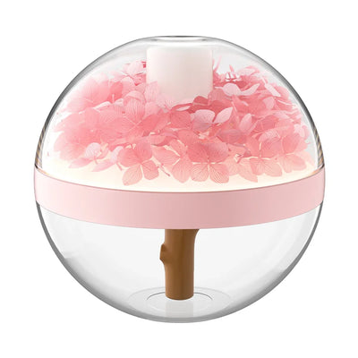 Flower Humidifier Night Light Rechargeable USB variant product view