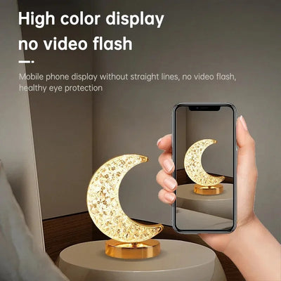Rechargeable Glowing Crystal USB Nightlight