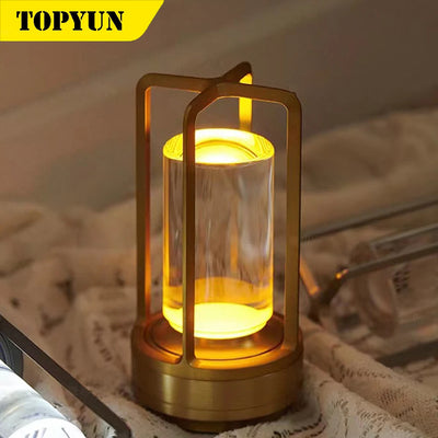 Crystal Outdoor Garden Light Rechargeable Touch Control for outdoor garden lighting, in black, Silvery, or Gold