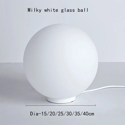 LUMINA ORB – Frosted Glass Globe Lamp